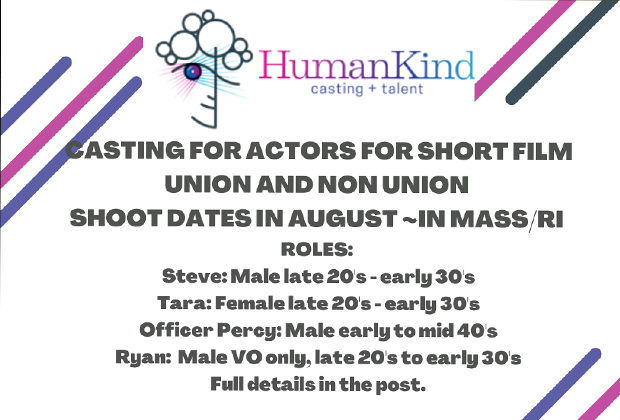 Casting for our latest short comedy “GET IN” has begun! Filming in August and welcome submissions from union and non union actors.  Please send your headshot, resume and a link […]